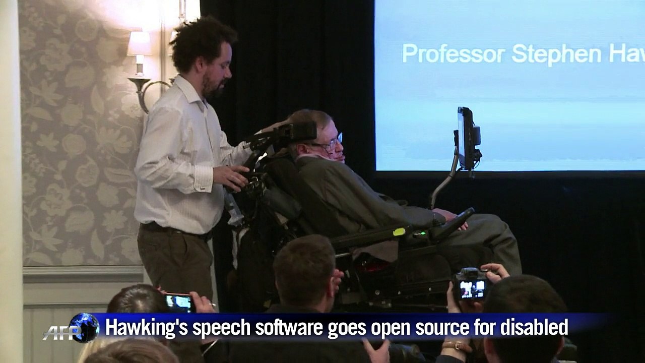 Hawking's speech software goes open source for disabled