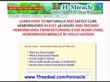 Hemorrhoid Miracle Hemorrhoid Cure