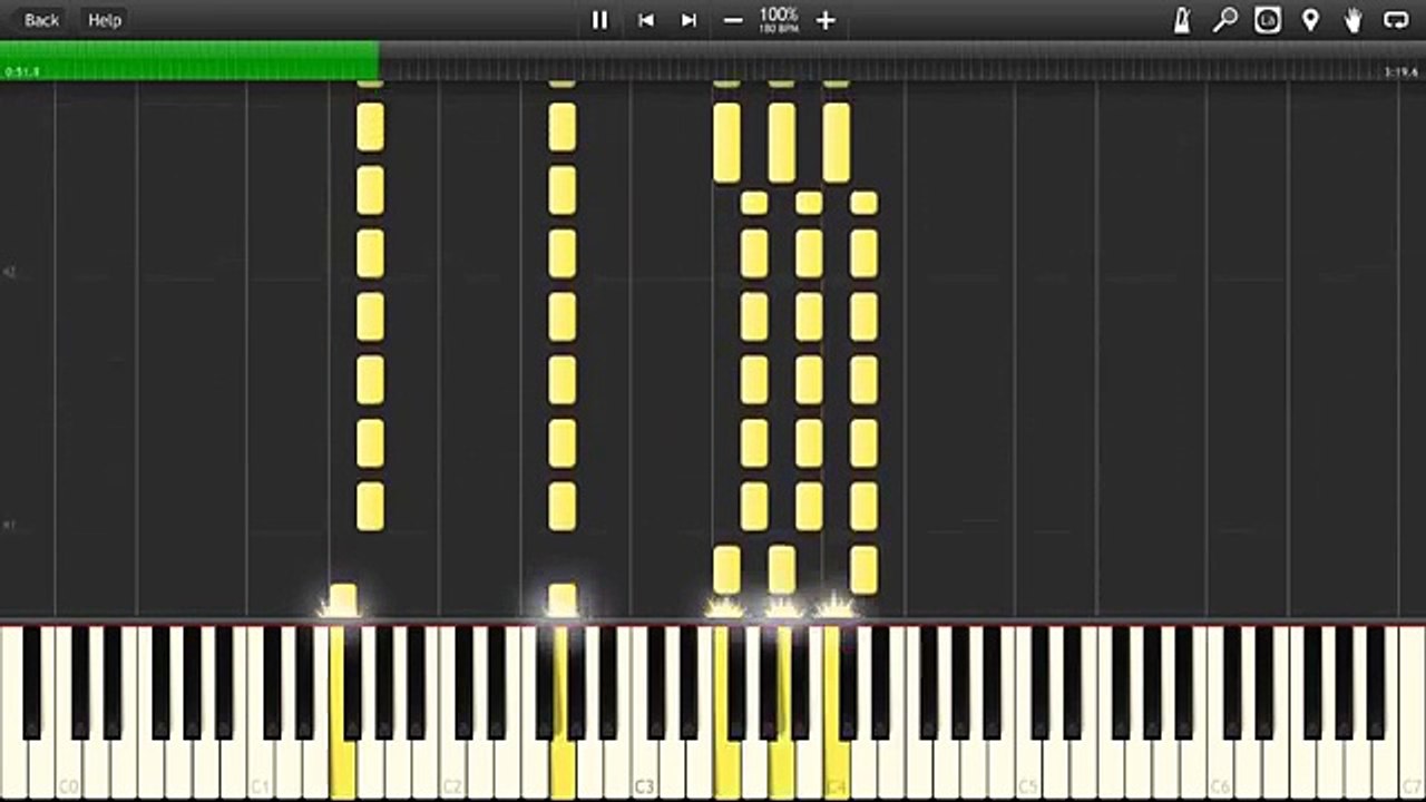 Le Roi Lion Hakuna matata Piano tutorial (Synthesia)