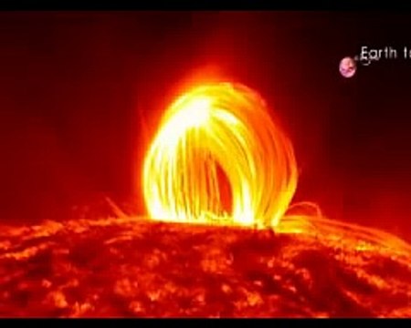 Güneş'in üzerindeki 'ateş yağmuru' böyle görüntülendi