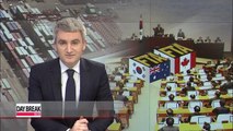 Korea's National Assembly ratifies FTAs with Australia, Canada
