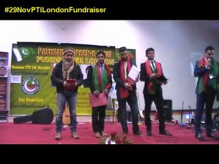 PTI London General Secratery Naeem Ulfat Janjua at PTI London Azadi March Fundraiser on 29th Nov 2014
