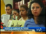 Guayas: Farmacias con dificultades para obtener permisos de funcionamiento