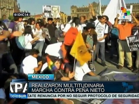 Mexico: 2nd anniversary of Peña Nieto's gov't marked by protests