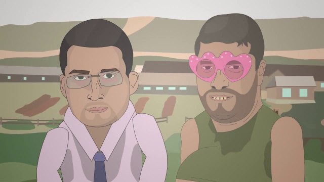 В ролях юрист Абрамов и психолог Невеев. Мультсериал Доярки (Серия 2)