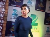 Sambhavna Seth Showing Her Big Assets at The Red Carpet of Zee Rishtey Awards
