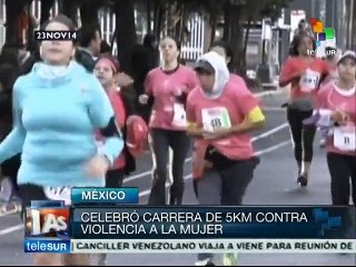 México celebró carrera de 5 km. contra la violencia de género