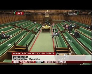 "Création monétaire et Société" : Débat Historique au Parlement UK