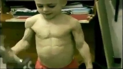 Dunya News-World strongest child  body builder