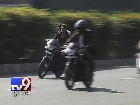 RTO to suspend driving licence of remaining 23 bikers, Surat - Tv9 Gujarati