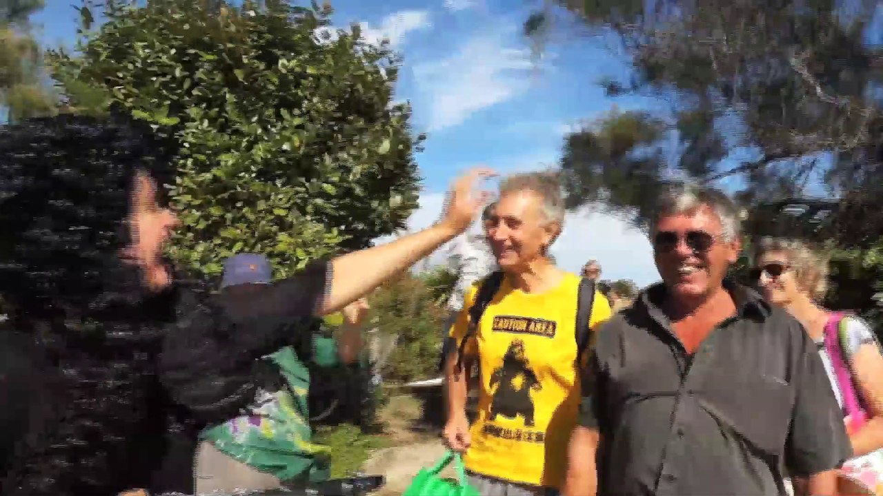 Déambulation de la Masterclass de clown bouffons à Bouzigues 2