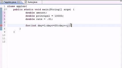 Java Programming Tutorial - 23 - Compound Interest Program
