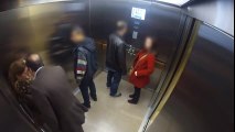 Türkiye'de asansörde yapılan kadına şiddet deneyi