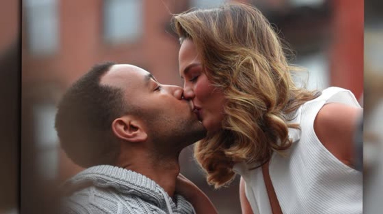 John Legend y Chrissy Teigen se ven muy amorosos en sesión fotográfica en Nueva York