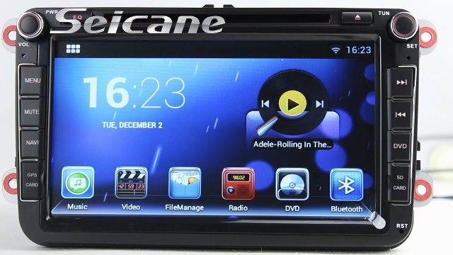 Android 4.2 2003-2011 VW Volkswagen Tiguan Double Din Radio Audio System Support USB Music Ipod Bluetooth OBD II