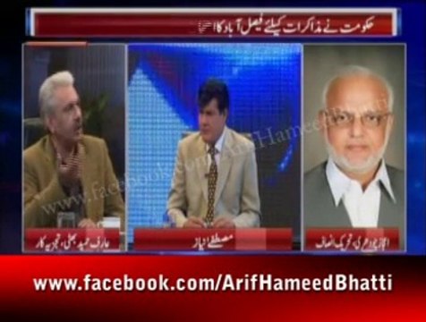 Arif Hameed Bhatti in Riyasat Aur Siyasat At Din News