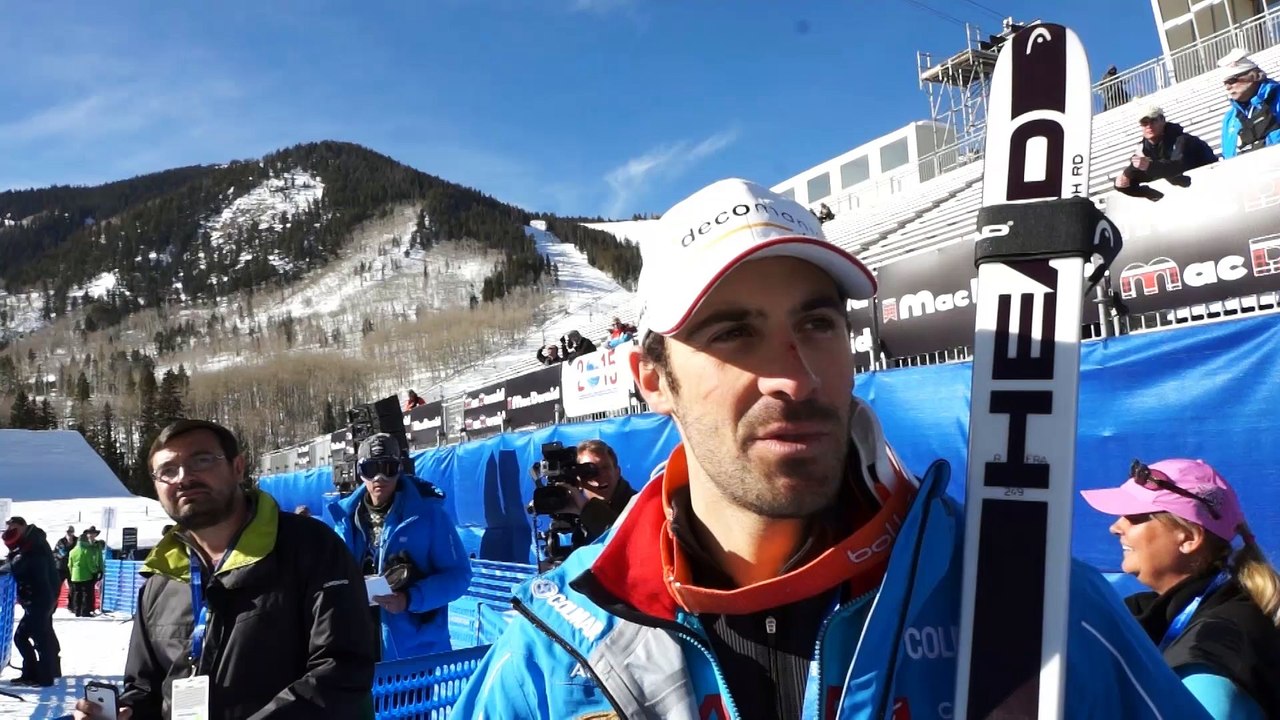 Interview d'Adrien Theaux avant Beaver Creek - Vidéo FFS/EUROSPORT