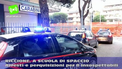 Riccione: a scuola di spaccio, arresti e perquisizioni per otto insospettabili