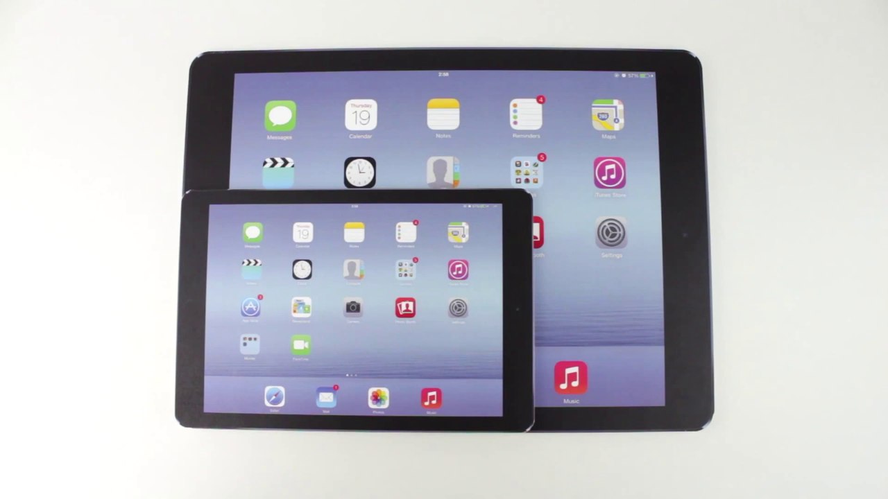 Apple iPad Air Plus - iPad Pro Size Comparison To Other Apple Devices