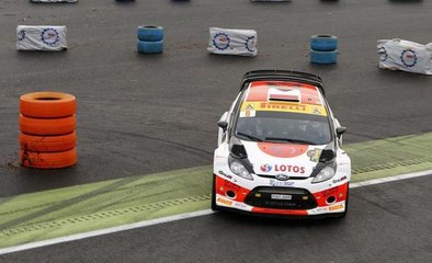 Monza Rally Show 2014  Robert Kubica en pleine action sur la piste !