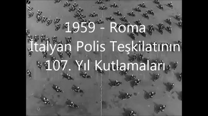 1959 Polis Haftası Töreni