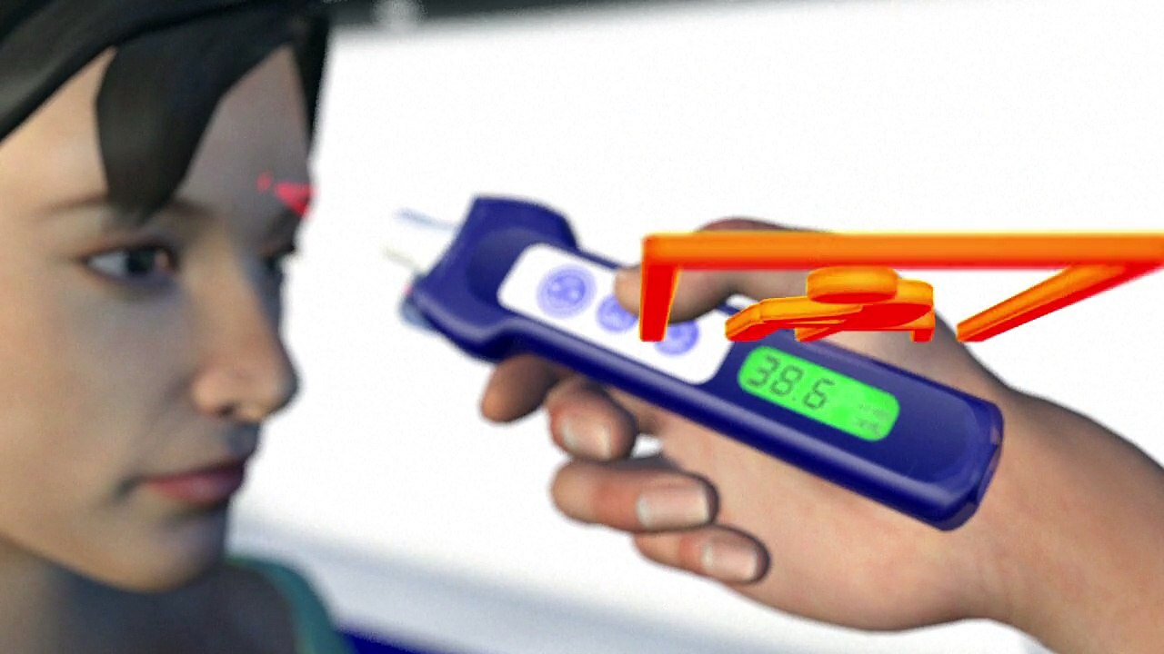 Non-touch infrared thermometers