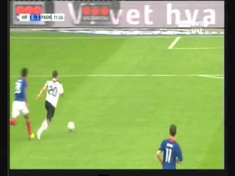 Βαλερένγκα-ΠΑΟΚ 0-2 Το γκολ του Βιερίνια