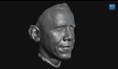 Barack Obama s'offre un buste imprimé en 3D