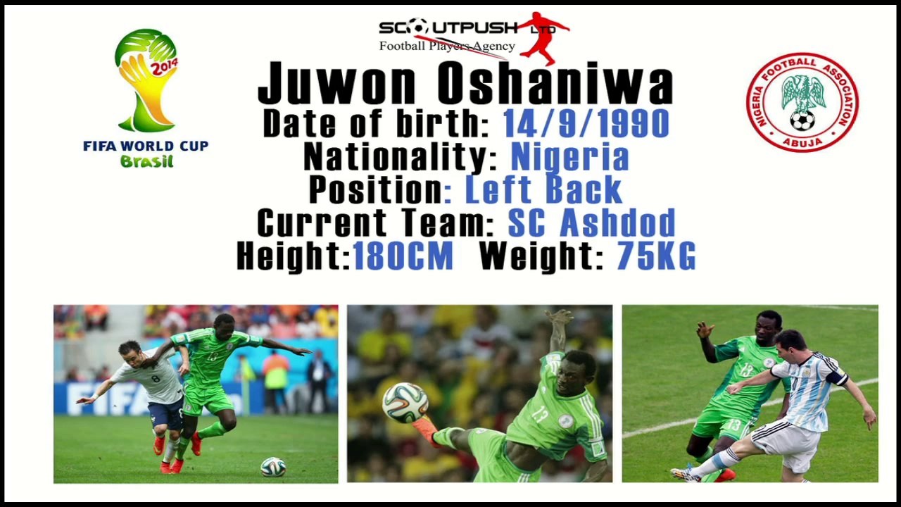 Juwon Oshaniwa World Cup Brazil 2014