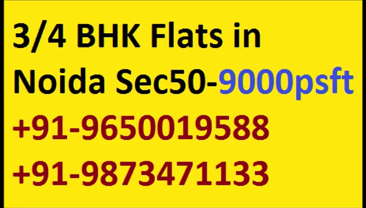 Ŧlats X9650X019588X Ambience @@Tiverton In Noida SeC 50