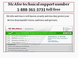 1-888-361-3731 McAfee technical support number