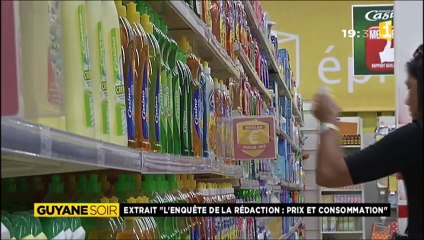 Extrait enquête prix des produits de grande consommation