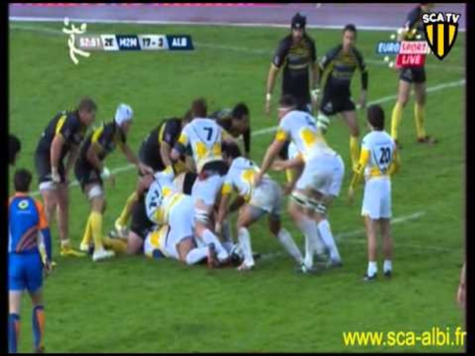 Rugby PRO D2 résumé du match Stade Montois Albi
