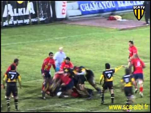 Rugby Pro D2 résumé du match Albi Aurillac