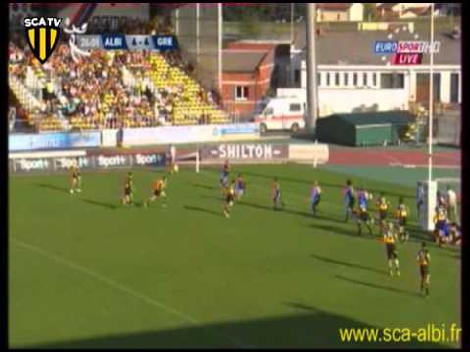 Rugby Pro D2 résumé du match Albi Grenoble