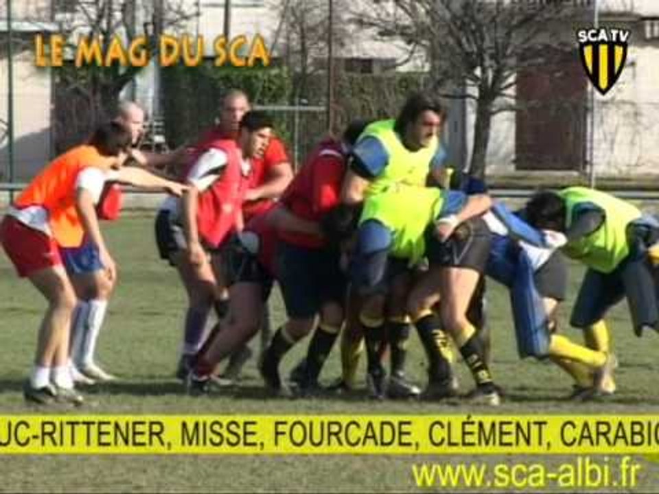 Rugby Pro D2 Le Mag du SCA avant Mont de Marsan-Albi