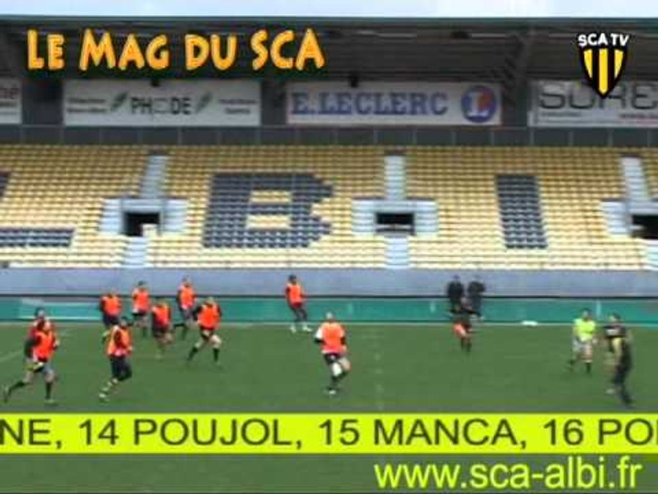 Rugby Pro D2 Le Mag du SCA avant Albi-Bègles