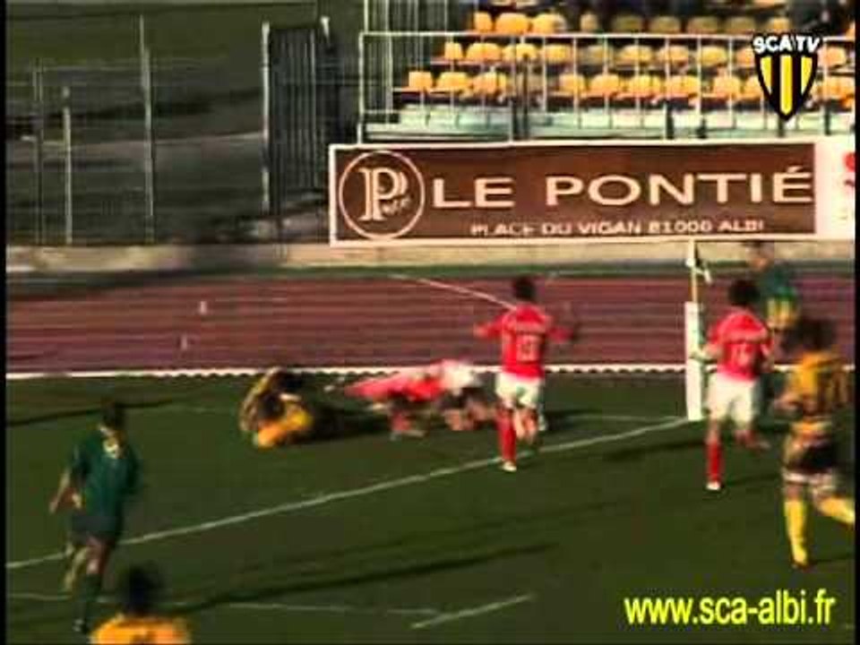 Rugby Pro D2 résumé du match Albi Auch