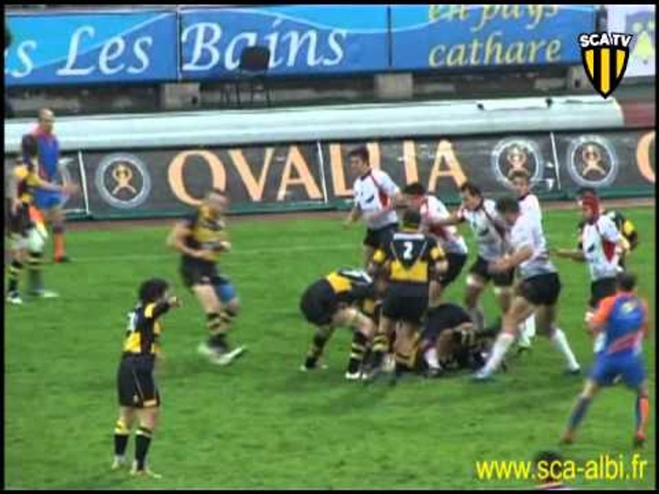 Rugby Pro D2 résumé du match Albi-Oyonnax