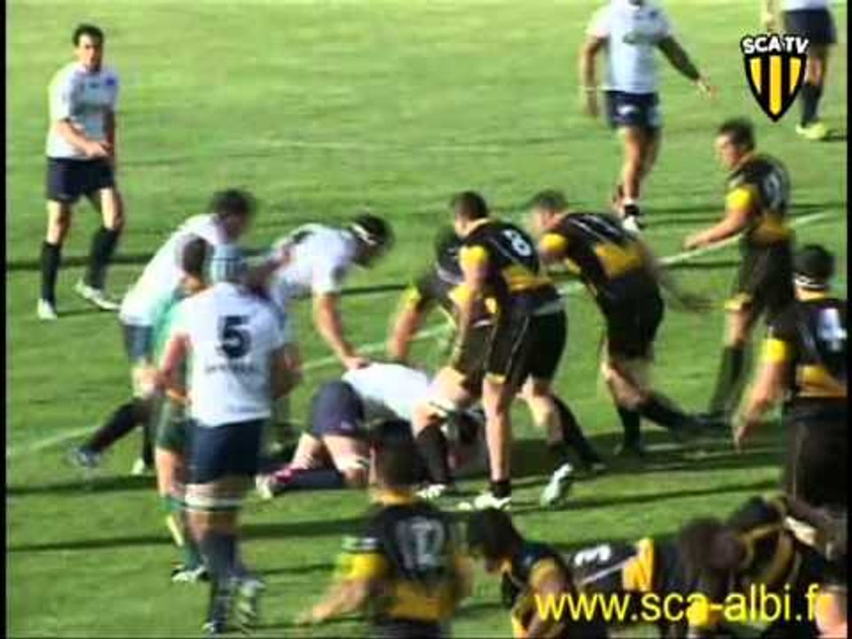 Rugby Pro D2 résumé du match amical Aurillac Albi