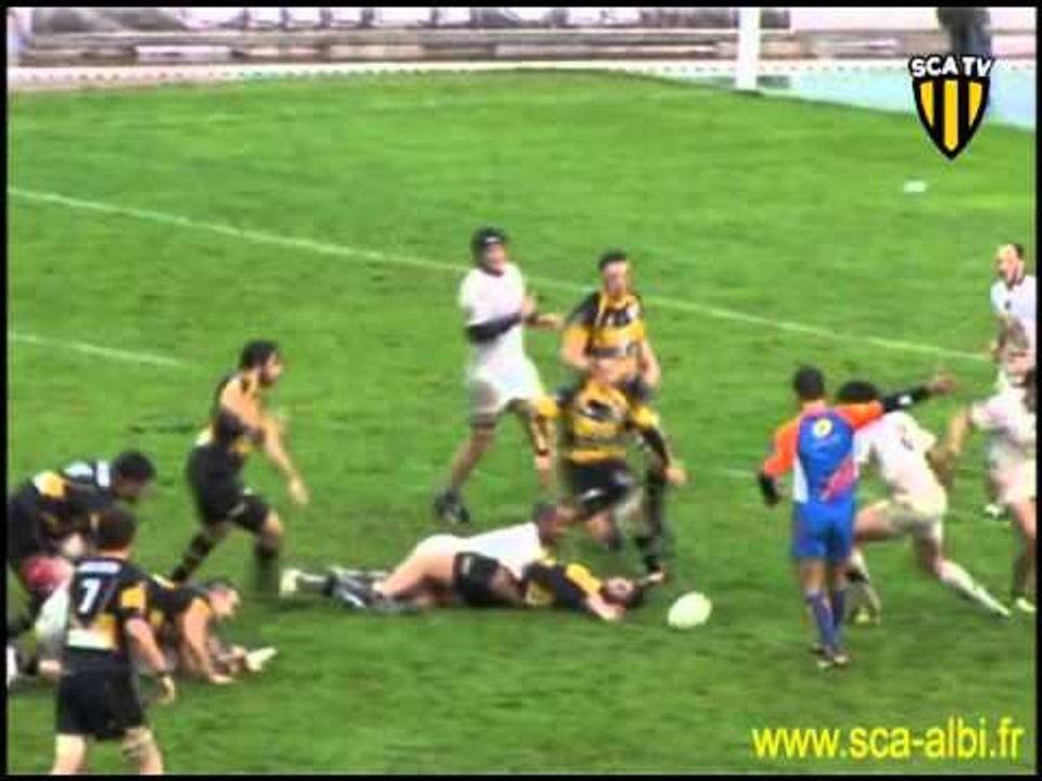 Rugby Pro D2 résumé du match Albi Carcassonne