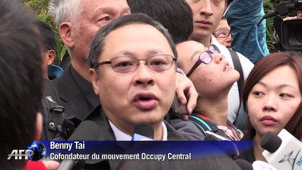 Hong Kong: les fondateurs d'Occupy Central se rendent à la police