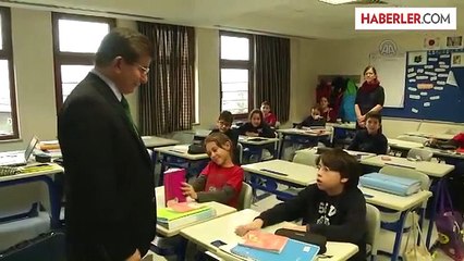 Başbakan Davutoğlu'nun Okul Ziyareti