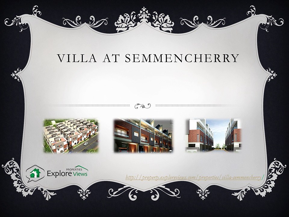Villa at Semmencherry