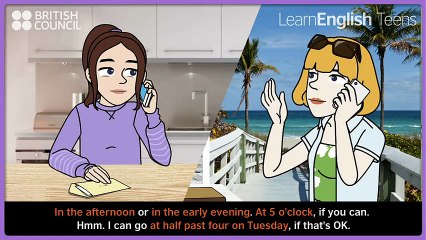 prepositions of times- grammatical video