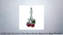 Sterling Silver Swarovski Crystal Cherries with Lobster Clasp Charm Review