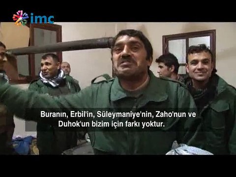 imc tv Kobani’ye geçen ikinci Peşmerge grubu ile konuştu
