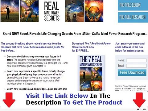 Real Mind Power Secrets Reviews Bonus + Discount