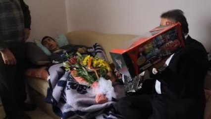 Kazan Kimsesiz Engelli Ramazan'a Başkan Şevkati