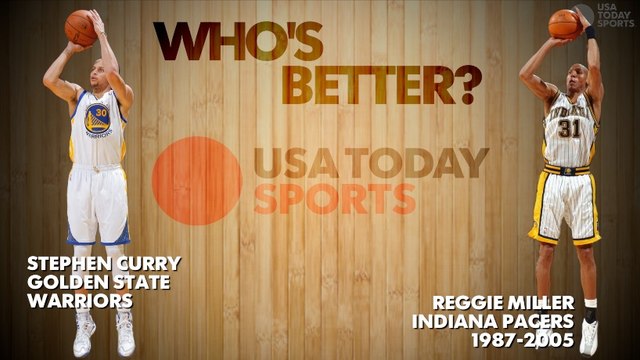 Who's better: Stephen Curry or Reggie Miller?